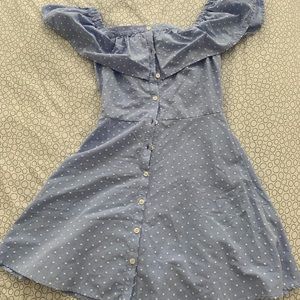 Topshop Blue skater Dress